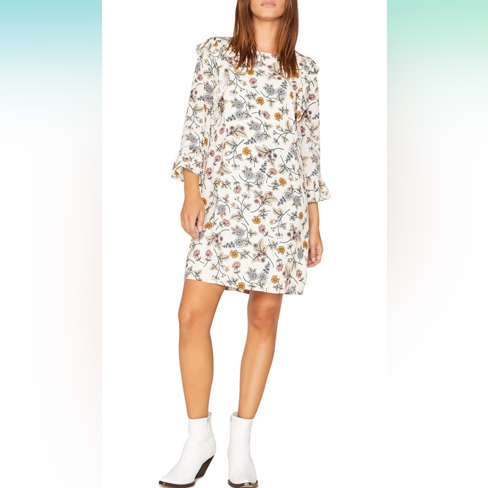 Sanctuary Autumn Symphony Ruffled Printed Dress Harvest Bloom